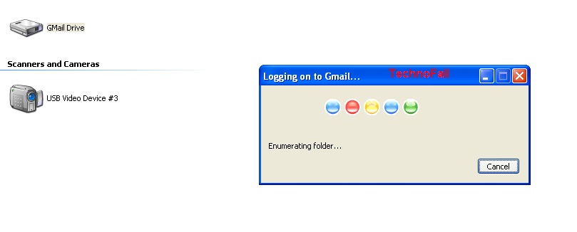 Use Gmail as external hard drive