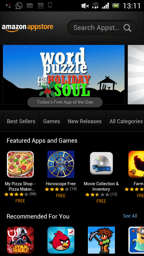 Get android paid apps for free from amazon