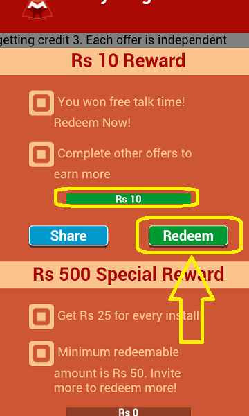 get free talktime from android apps and games