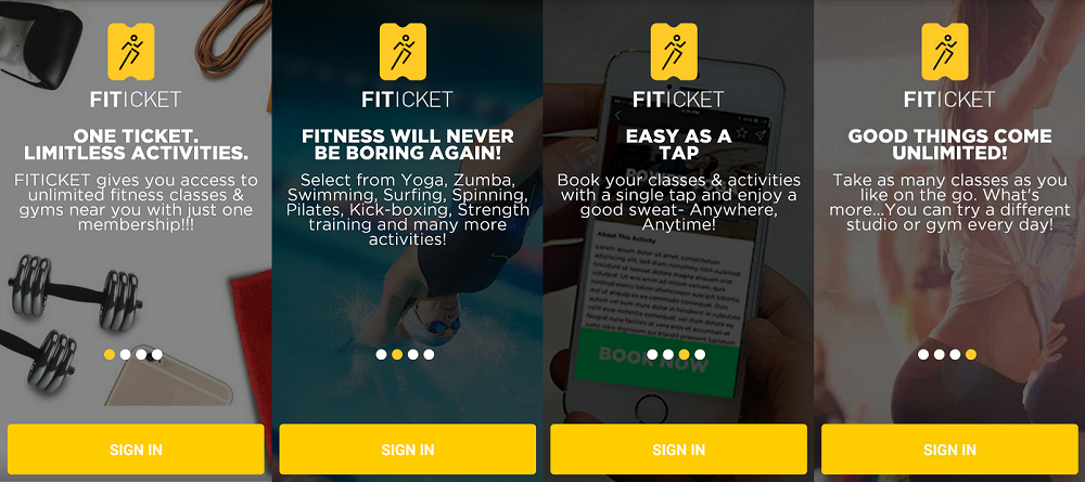 Fiticket app