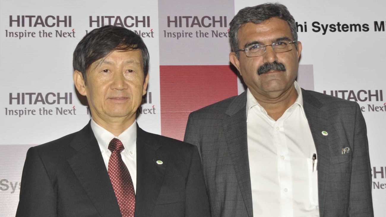 (L-R)Dr. Naoya Takahashi, President & CEO, Hitachi Systems, Ltd. and Mr. Tarun Seth, Managing Director at Hitachi Systems Micro Clinic Pvt. Ltd.