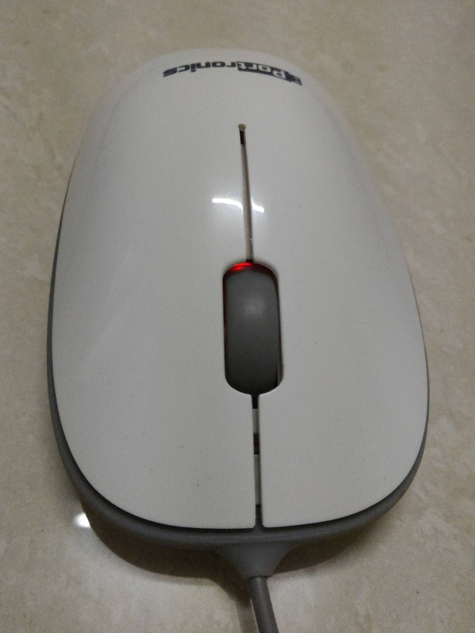 Portronics Hanger wired optical mouse