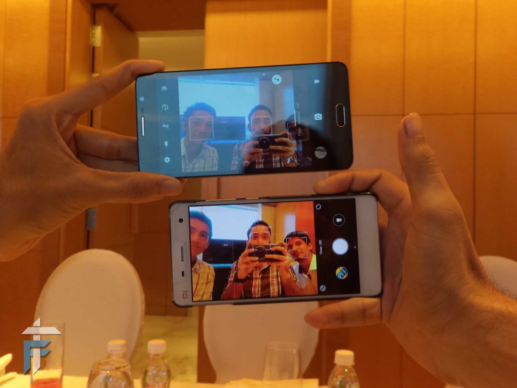 TCL 562 front camera comparison with Mi4i