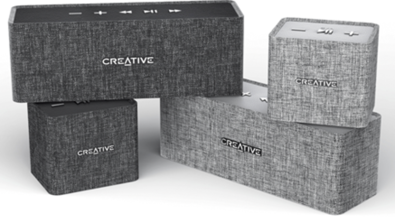 Creative Nuno and Nuno Micro fabric bluetooth speakers