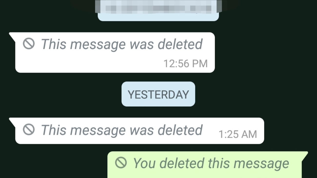 See whatsapp deleted messages