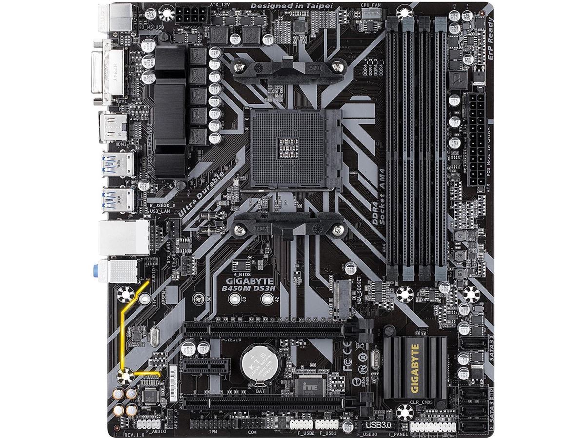 Gigabyte B450M DS3H Micro ATX AM4 Motherboard TechnoFall